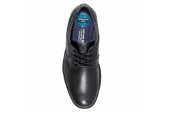 Nunn Bush Mens Marvin Slip Resistant Work Shoe - Black -ADAS Shoes Shop US 01 300045 05