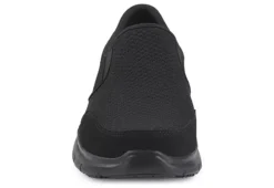 Skechers Mens Mcallen Slip Resistant Work Shoe - Black -ADAS Shoes Shop US 01 318033 04
