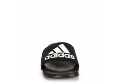 Adidas Mens Adilette Logo Slide Sandal - Black -ADAS Shoes Shop US 01 331145 02