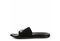 Adidas Mens Adilette Logo Slide Sandal - Black -ADAS Shoes Shop US 01 331145 03