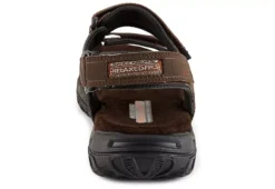 Skechers Mens Louden Outdoor Sandal - Brown -ADAS Shoes Shop US 01 332119 02