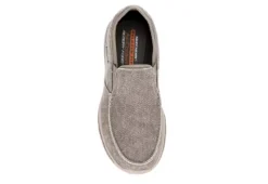 Skechers Mens Moseco Slip On Sneaker - Taupe -ADAS Shoes Shop US 01 335293 05