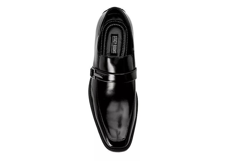 Stacy Adams Mens Abram Moc Toe Bit Slip On Oxford - Black 6 Stacy Adams Mens Abram Moc Toe Bit Slip On Oxford - Black - Image 6