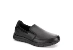 Skechers Mens Nampa-groton Slip Resistant Work Shoe - Black