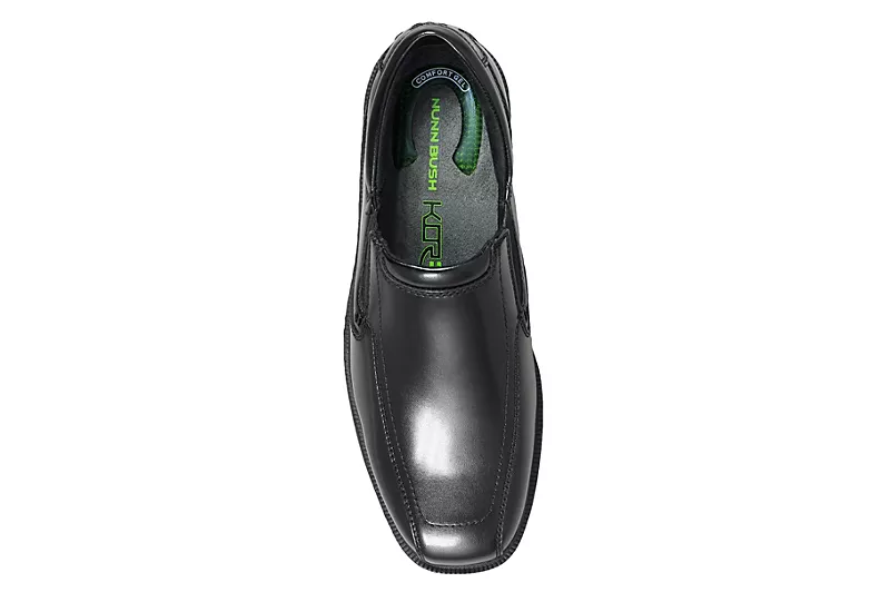 Nunn Bush Mens Bleeker Street Bike Toe Slip On Oxford - Black 6 Nunn Bush Mens Bleeker Street Bike Toe Slip On Oxford - Black - Image 6