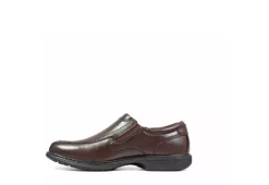 Nunn Bush Mens Bleeker Street Bike Toe Slip On Oxford - Brown -ADAS Shoes Shop US 01 500488 03