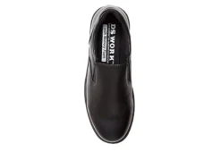 Deer Stags Mens Manager Slip Resistant Work Shoe - Black -ADAS Shoes Shop US 01 500657 05