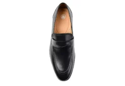 Thomas & Vine Mens Bishop Penny Loafer Oxford - Black -ADAS Shoes Shop US 01 500742 05