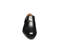 Florsheim Mens Sorrento Plain Toe Single Monk Strap Oxford - Black -ADAS Shoes Shop US 01 500806 02