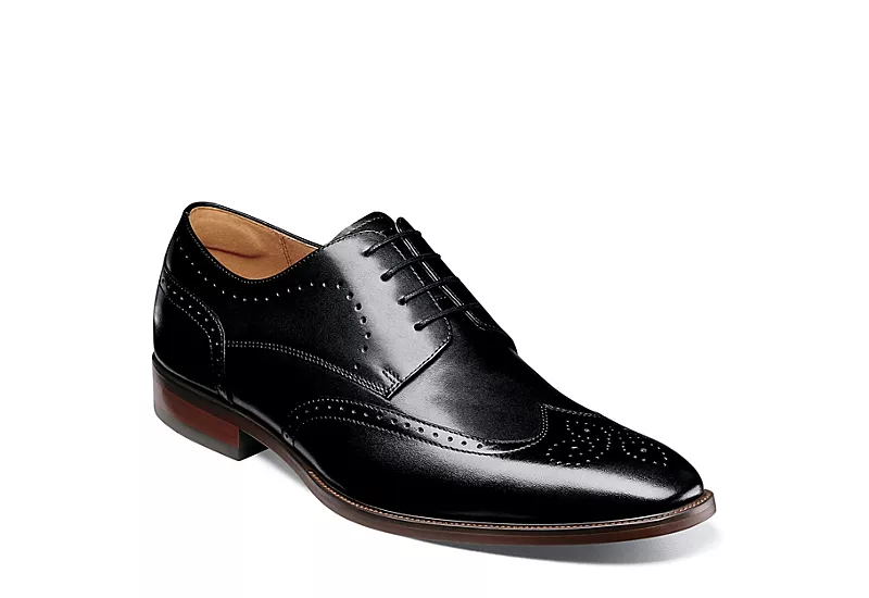 Florsheim Mens Sorrento Wingtip Oxford - Black 1 Florsheim Mens Sorrento Wingtip Oxford - Black