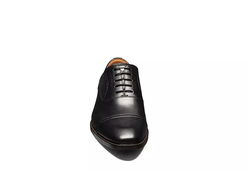 Florsheim Mens Sorrento Cap Toe Oxford - Black 3 Florsheim Mens Sorrento Cap Toe Oxford - Black - Image 3