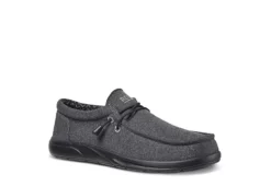 Reef Mens Cushion Coast Slip On Sneaker - Black