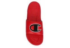 Champion Mens Mega Slide Big C Slide Sandal - Red -ADAS Shoes Shop US 01 501350 05