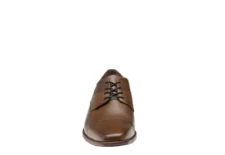 Johnston & Murphy Mens Archer Cap Toe Oxford - Cognac -ADAS Shoes Shop US 01 501386 02