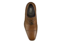 Johnston & Murphy Mens Archer Cap Toe Oxford - Cognac -ADAS Shoes Shop US 01 501386 04