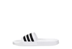 Adidas Mens Adilette Shower Slide Sandal - White -ADAS Shoes Shop US 01 501458 03