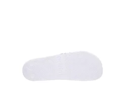 Adidas Mens Adilette Shower Slide Sandal - White -ADAS Shoes Shop US 01 501458 06