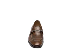 Stacy Adams Mens Ferdinand Moc Toe Slip On Oxford - Cognac -ADAS Shoes Shop US 01 501552 02