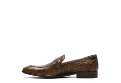 Stacy Adams Mens Ferdinand Moc Toe Slip On Oxford - Cognac -ADAS Shoes Shop US 01 501552 03