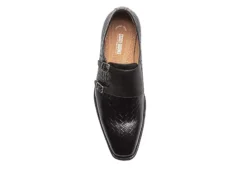 Stacy Adams Mens Torrance Plain Toe Double Monk Strap Oxford - Black 12 Stacy Adams Mens Torrance Plain Toe Double Monk Strap Oxford - Black -ADAS Shoes Shop US 01 501558 05