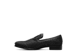 Stacy Adams Mens Sabre Spiked Slip On Oxford - Black 10 Stacy Adams Mens Sabre Spiked Slip On Oxford - Black -ADAS Shoes Shop US 01 501562 03