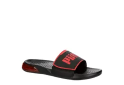 Puma Mens Viz Tech Slide Sandal - Black