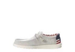 Heydude Mens Wally Slip On Sneaker - White -ADAS Shoes Shop US 01 501573 03