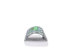 Champion Mens Mega Slide Graphic Slide Sandal - White -ADAS Shoes Shop US 01 501605 02