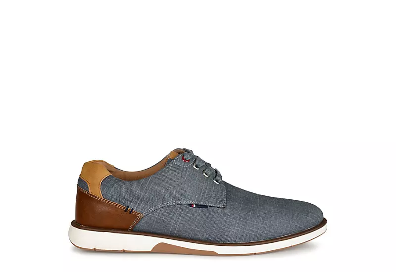 Vance Co Mens Lamar Oxford - Grey 2 Vance Co Mens Lamar Oxford - Grey - Image 2