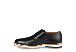 Thomas & Vine Mens Thatcher Monk Strap Oxford - Black -ADAS Shoes Shop US 01 501670 03