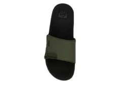 Reef Mens Fanning Slide Sandal - Olive -ADAS Shoes Shop US 01 501689 05