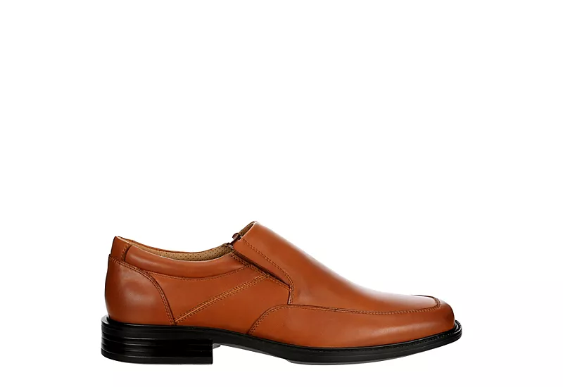 Borelli Mens Trenton Slip On Oxford - Cognac 2 Borelli Mens Trenton Slip On Oxford - Cognac - Image 2