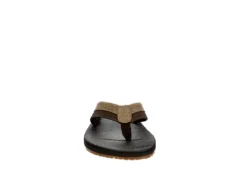 Day Five Mens Coast Flip Flop Sandal - Chocolate -ADAS Shoes Shop US 01 501728 02