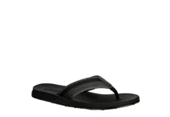 Day Five Mens Board Walk Flip Flop Sandal - Black