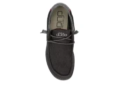 Heydude Mens Wally Slip On Sneaker - Dark Grey -ADAS Shoes Shop US 01 501802 05
