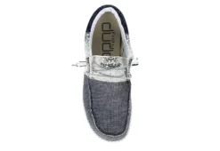 Heydude Mens Wally Slip On Sneaker - Navy -ADAS Shoes Shop US 01 501807 05