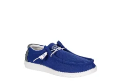 Heydude Mens Wally Slip On Sneaker - Blue