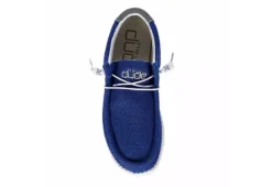 Heydude Mens Wally Slip On Sneaker - Blue -ADAS Shoes Shop US 01 501809 05