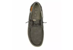 Heydude Mens Welsh Boat Shoe - Dark Grey -ADAS Shoes Shop US 01 501810 05
