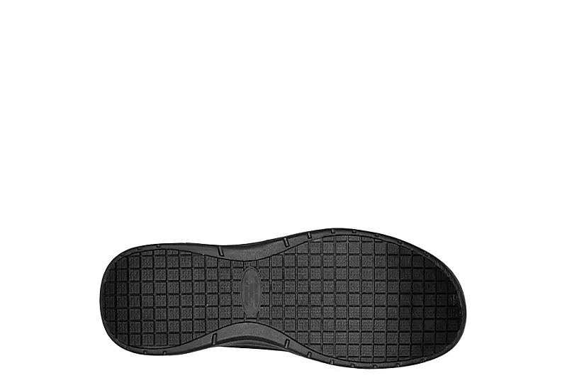 Skechers Mens Arch Fit Melo Slip Resistant Work Shoe - Black 5 Skechers Mens Arch Fit Melo Slip Resistant Work Shoe - Black - Image 5