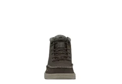 Heydude Mens Bradley Mid Sneaker - Dark Grey -ADAS Shoes Shop US 01 501900 02