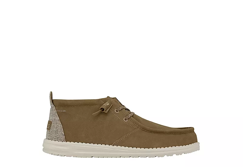 Heydude Mens Conrad Mid Sneaker - Tan 2 Heydude Mens Conrad Mid Sneaker - Tan - Image 2