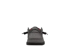 Heydude Mens Wally Slip On Sneaker - Grey -ADAS Shoes Shop US 01 501908 02