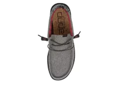 Heydude Mens Wally Slip On Sneaker - Grey -ADAS Shoes Shop US 01 501908 05