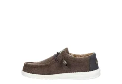 Heydude Mens Wally Slip On Sneaker - Chocolate -ADAS Shoes Shop US 01 501916 03