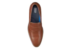 Johnston & Murphy Mens Stockton Penny Loafer Oxford - Dark Tan -ADAS Shoes Shop US 01 502051 05