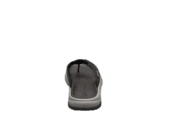 Florsheim Mens Tread Lite Flip Flop Sandal - Black -ADAS Shoes Shop US 01 502189 04