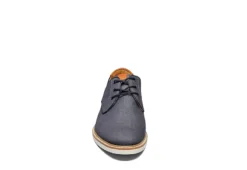 Florsheim Mens Highland Canvas Oxford - Navy -ADAS Shoes Shop US 01 502208 02