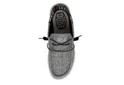 Heydude Mens Wally Slip On Sneaker - Grey -ADAS Shoes Shop US 01 502289 04