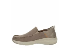 Skechers Mens Slip-ins Parson Slip On Sneaker - Brown -ADAS Shoes Shop US 01 502297 03